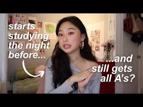 how i cram for exams: quick + efficient study methods for getting all A's that ACTUALLY work